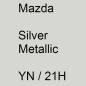 Preview: Mazda, Silver Metallic, YN / 21H.